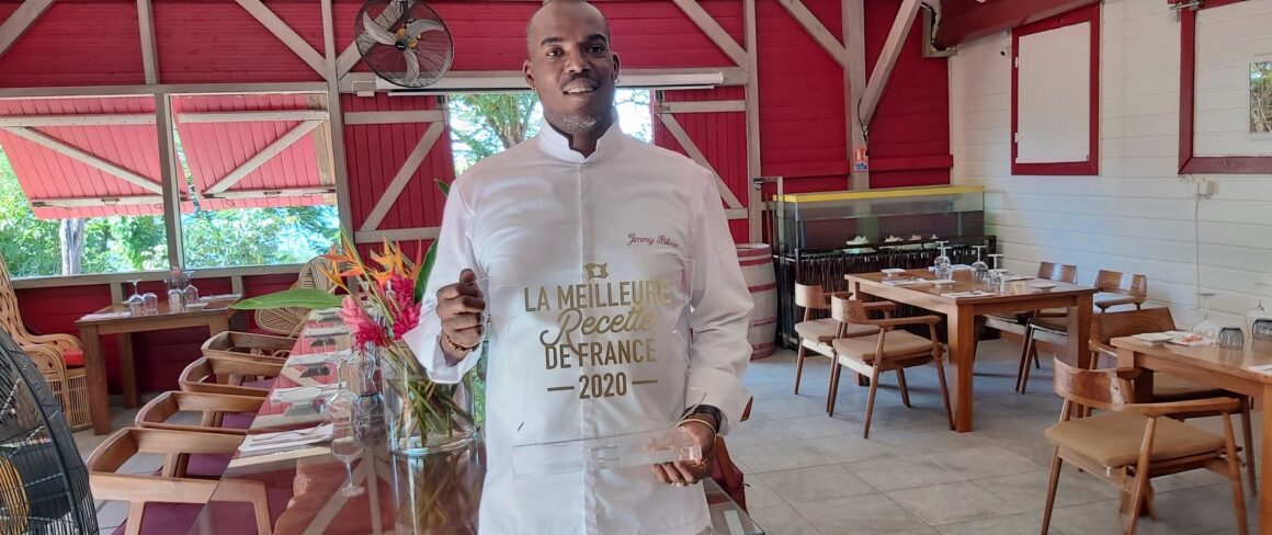 bibrac Meilleure recette Jimmy Bibrac est de retour dans sa cuisine du restaurant Ô Z’Épices à Bouillante ce 29 décembre. Il a ramené de Paris le trophée de la « Meilleure recette de France 2020 ».