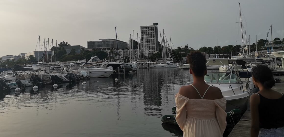 Vu du campus de Fouillole, université des Antilles, depuis la Marina de Pointe-à-Pitre Vu du campus de Fouillole, université des Antilles, depuis la Marina de Pointe-à-Pitre