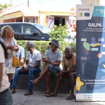 Lancement officiel du GALPA de la Riviera du Levant, le 25 juillet au port de pêche de Saint-François. Photo: La Riviera du Levant