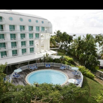 Vue aérienne de l’hôtel Le Clipper au Gosier. Photo : Chesnot / Sipa Vue aérienne de l’hôtel Le Clipper au Gosier. Photo : Chesnot / Sipa