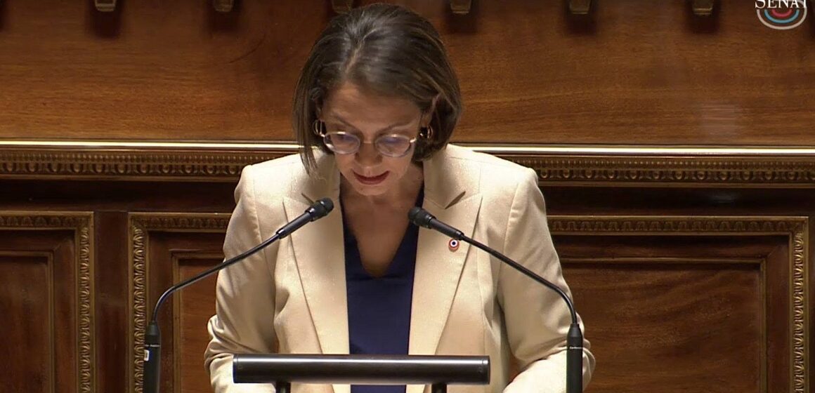 Évelyne Corbière Naminzo sénatrice groupe communiste CRCE-K, La Réunion. Photo : Sénat Évelyne Corbière Naminzo sénatrice groupe communiste CRCE-K, La Réunion. Photo : Sénat
