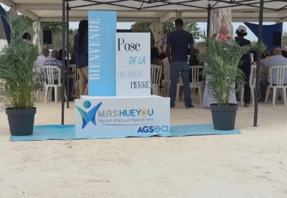 La première pierre de la maison d’accueil spécialisée (MAS) Hueyou a été posée le 17 juillet