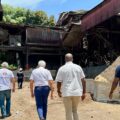 Une personne a été tuée et quatre autres ont été grièvement blessées ce vendredi 24 juillet 2026 dans l'explosion d'une chaudière à la distillerie Montebello. De gauche à droite : Samuel Cerol directeur général de l'usine, Thierry Devimeux préfet, Ary Chalus président du conseil régional. Photo: Région Guadeloupe