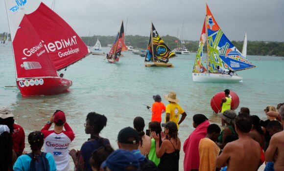 Arrivée du Traditour, dernière étape à Sainte-Anne le 11 juillet 2026. Photo : DR